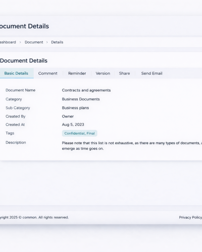 Elidocs – Document Management System